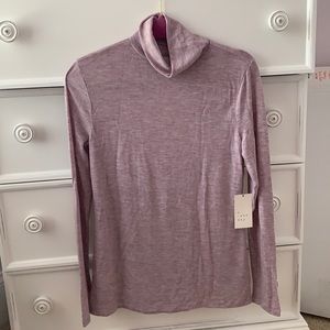 Purple Long Sleeve High Neck